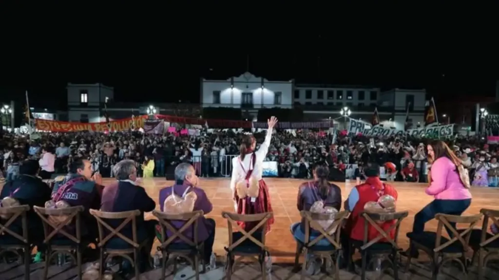 ’’Se gobierna para los demás, nunca para beneficio propio, ese es el gran cambio de la Cuarta Transformación: Claudia Sheinbaum en Zitácuaro, Michoacán