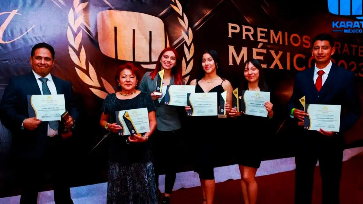 Galardonan a seis poblanos en los Premios Karate México 2023