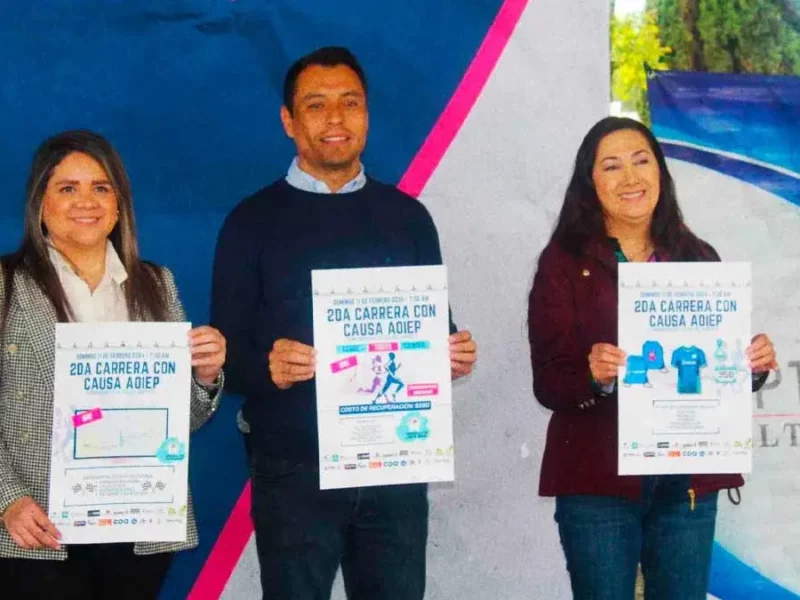 Instituto Municipal del Deporte presenta la 2da Carrera con Causa de la AOIEP