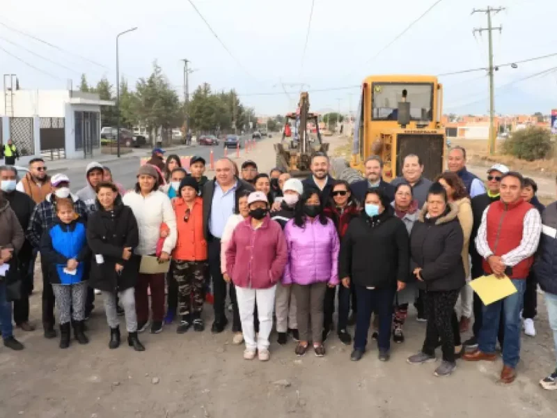 Gobierno municipal de Puebla supervisa avances en la 117 oriente