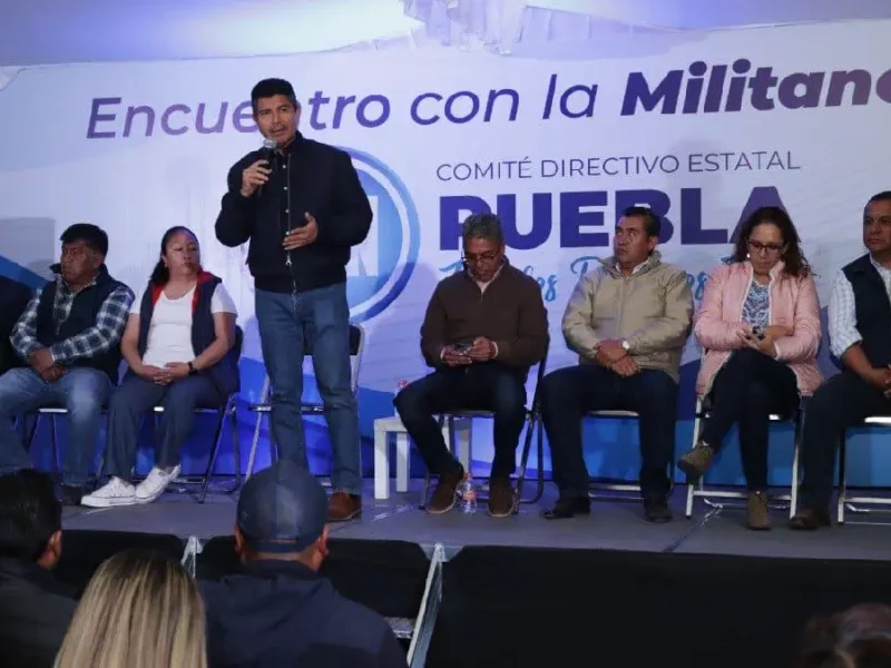Estructura del PAN toma protesta en Chiautzingo con Lalo Rivera como testigo