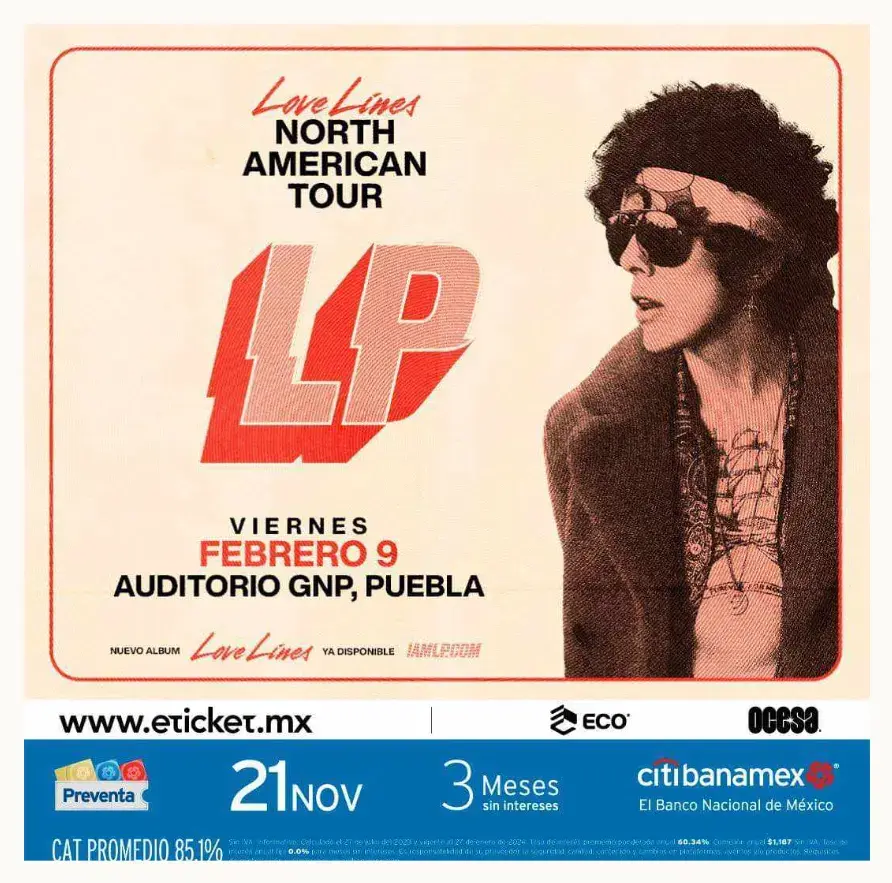 Yuridia, LP y más actividades en Puebla del 5 al 10 de febrero