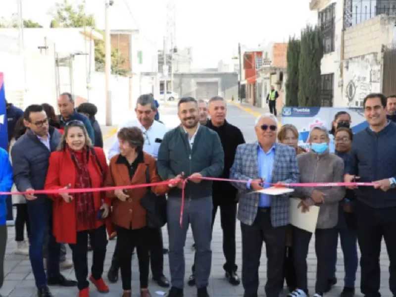 Gobierno Municipal inauguró cuatro calles rehabilitadas mediante 'Construyendo Contigo'