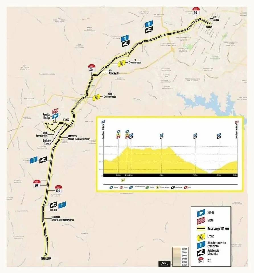 En Atlixco se llevará a cabo la L’Étape Puebla by Tour de France 2024