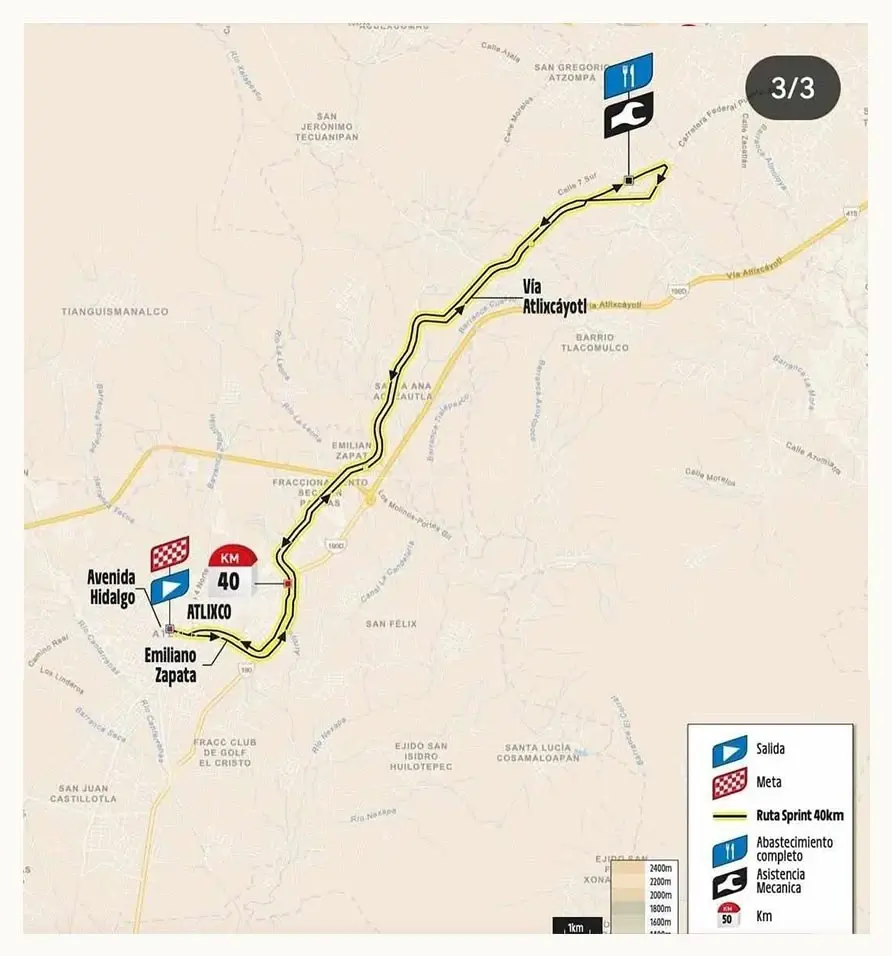 En Atlixco se llevará a cabo la L’Étape Puebla by Tour de France 2024