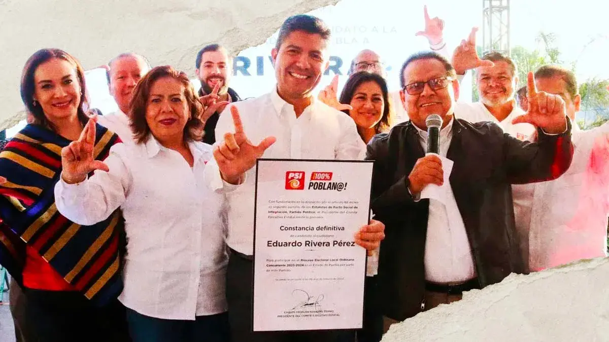 PSI entrega constancia de candidatura a Lalo Rivera