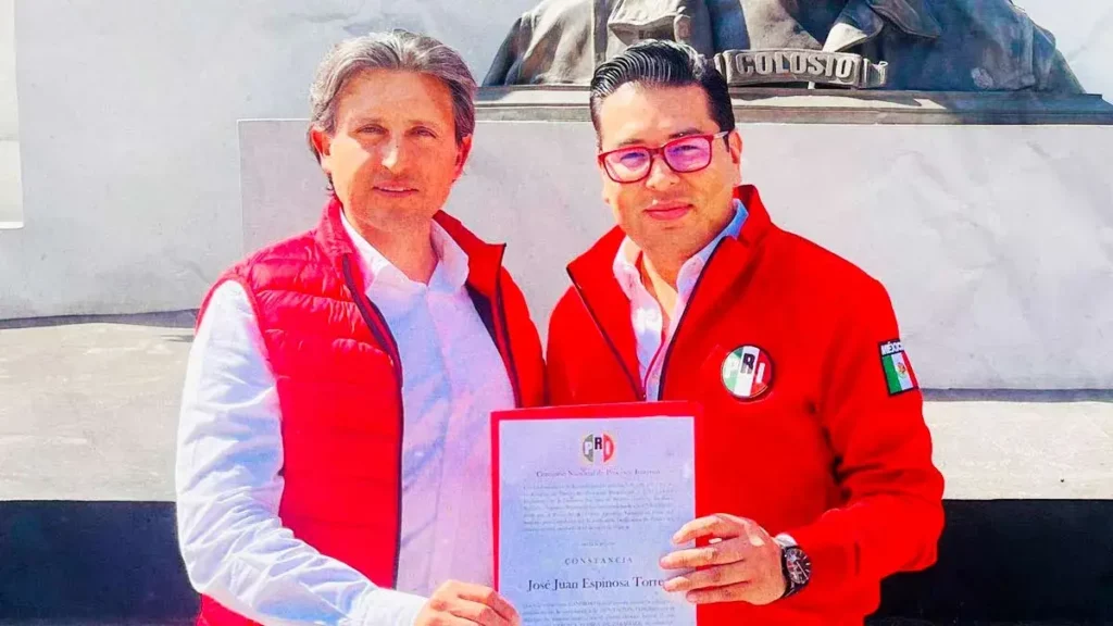 José Juan Espinosa se queda con la candidatura del PRI por el Distrito XI