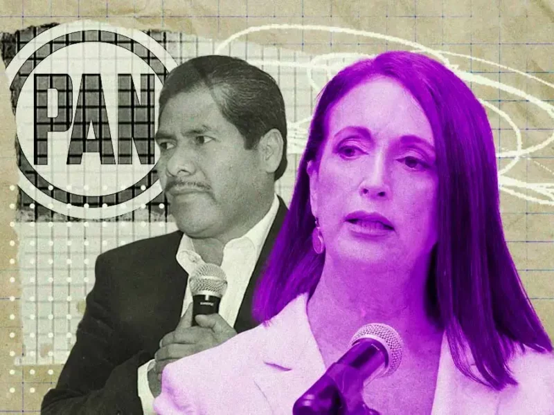 Mujeres recriminan falta de sororidad del PAN Puebla por candidatura de Inés Saturnino