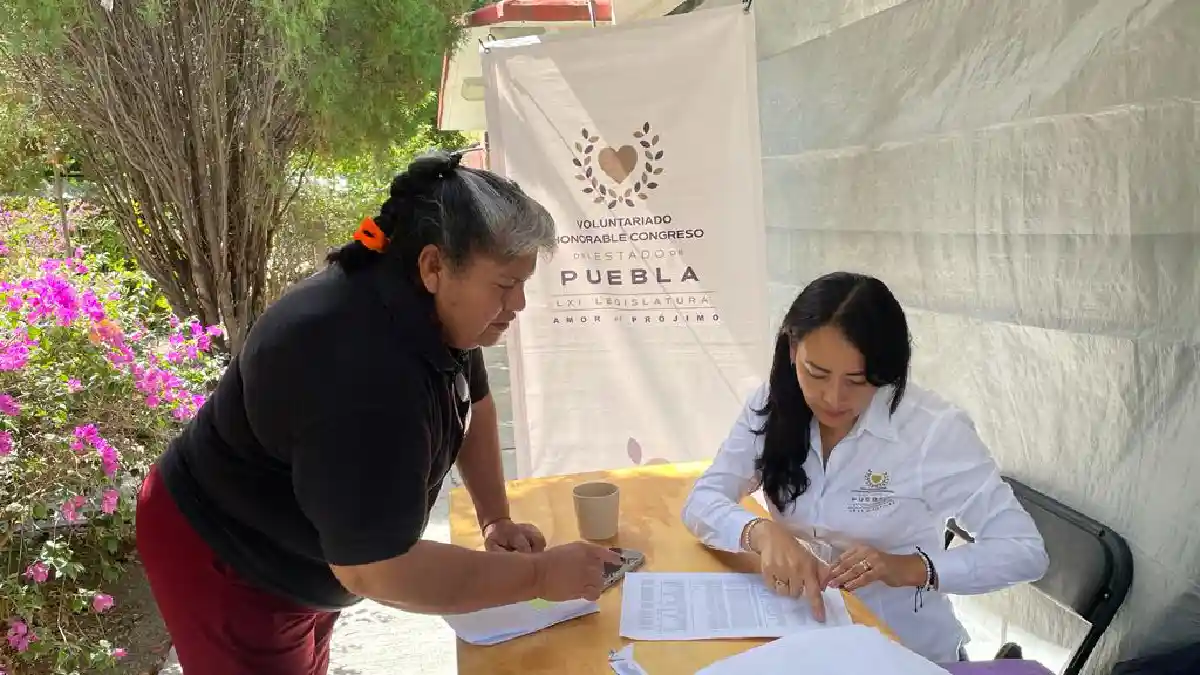 Realiza el Voluntariado del Congreso de Puebla Jornadas de Salud Visual en la Mixteca