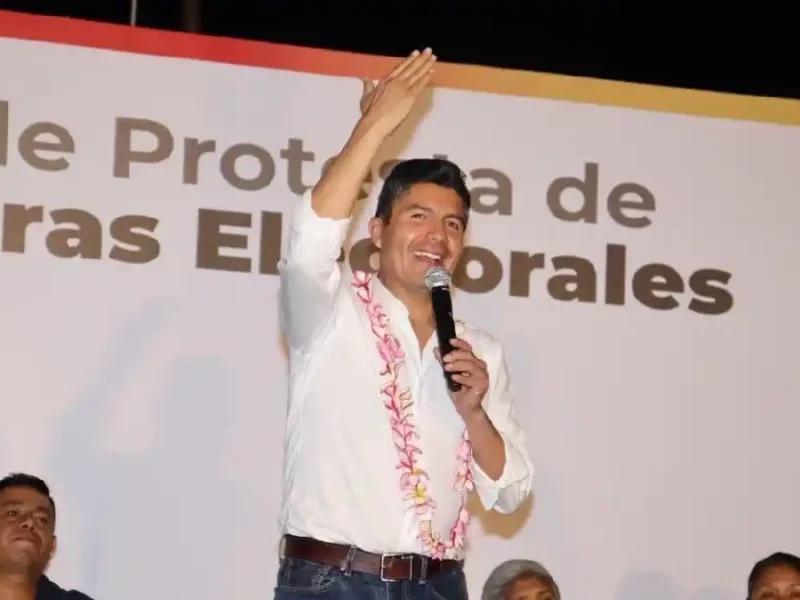 Lalo Rivera, en Teopantlán, atestiguó el compromiso de la estructura panista