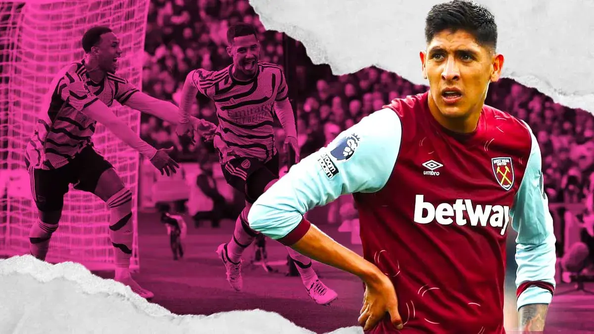 Edson Álvarez y el West Ham son goleados por el Arsenal en la Premier League