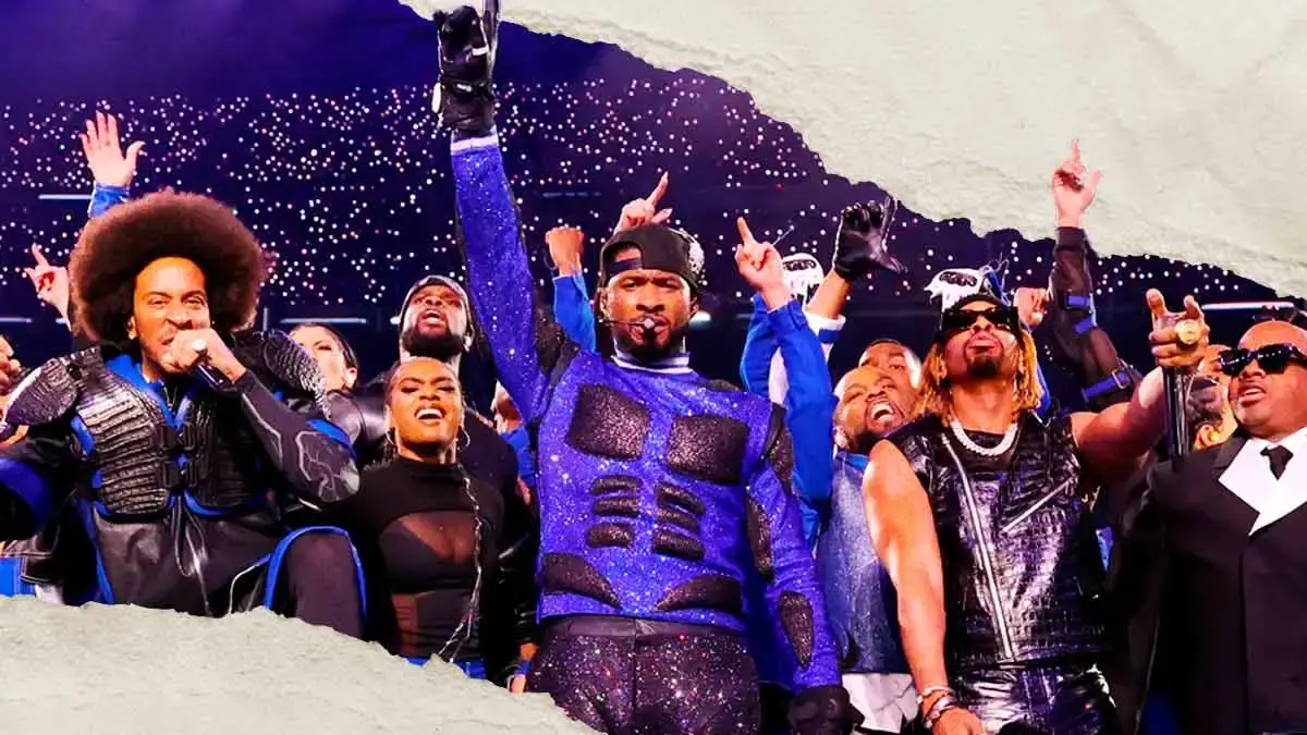 Así fue la participación de Usher en el medio tiempo del Super Bowl 2024