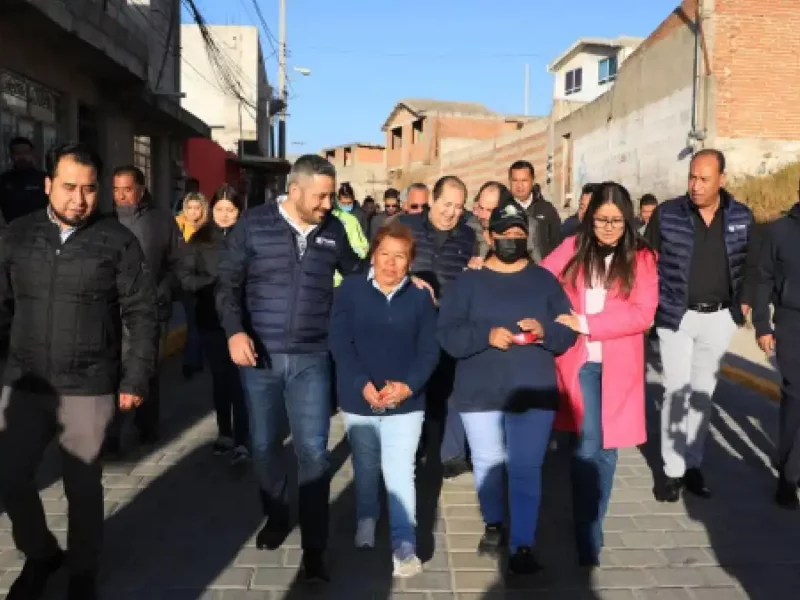 Gobierno municipal entrga cinco nuevas calles en San Pablo Xochimehuacan