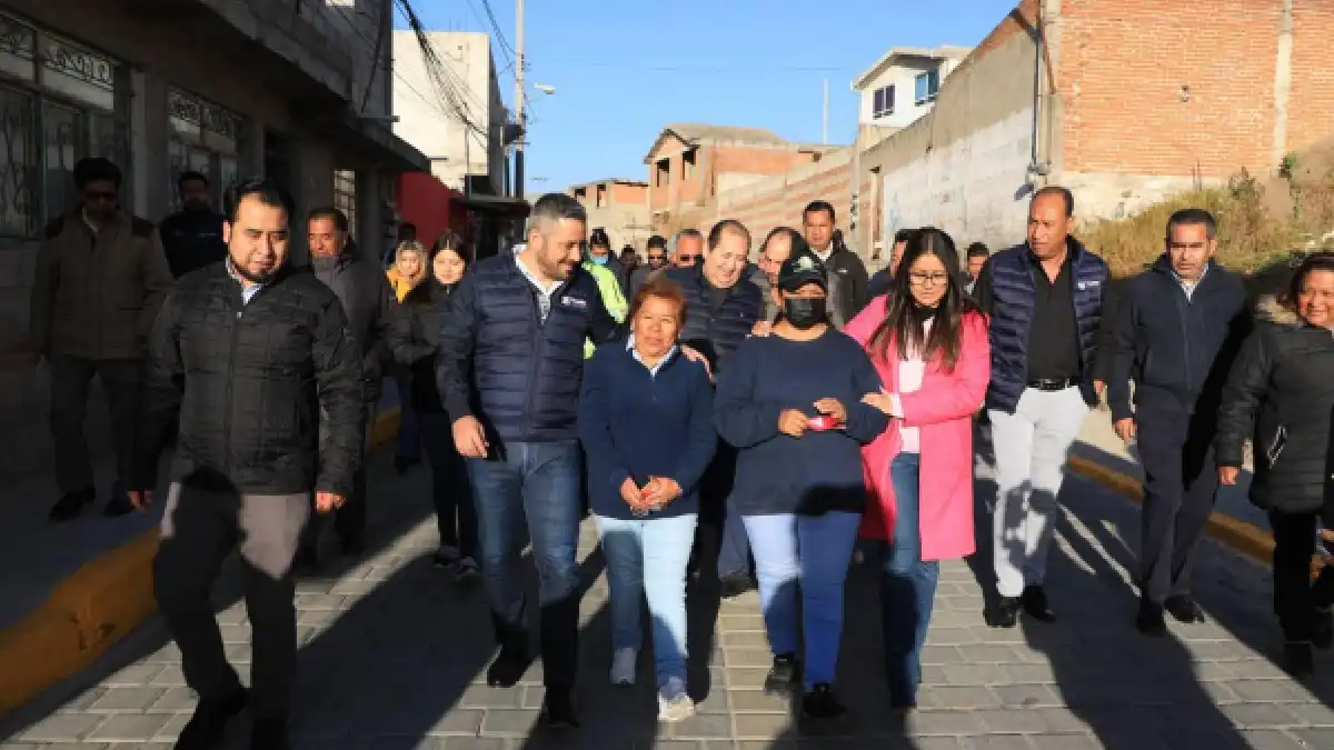 Gobierno municipal entrga cinco nuevas calles en San Pablo Xochimehuacan