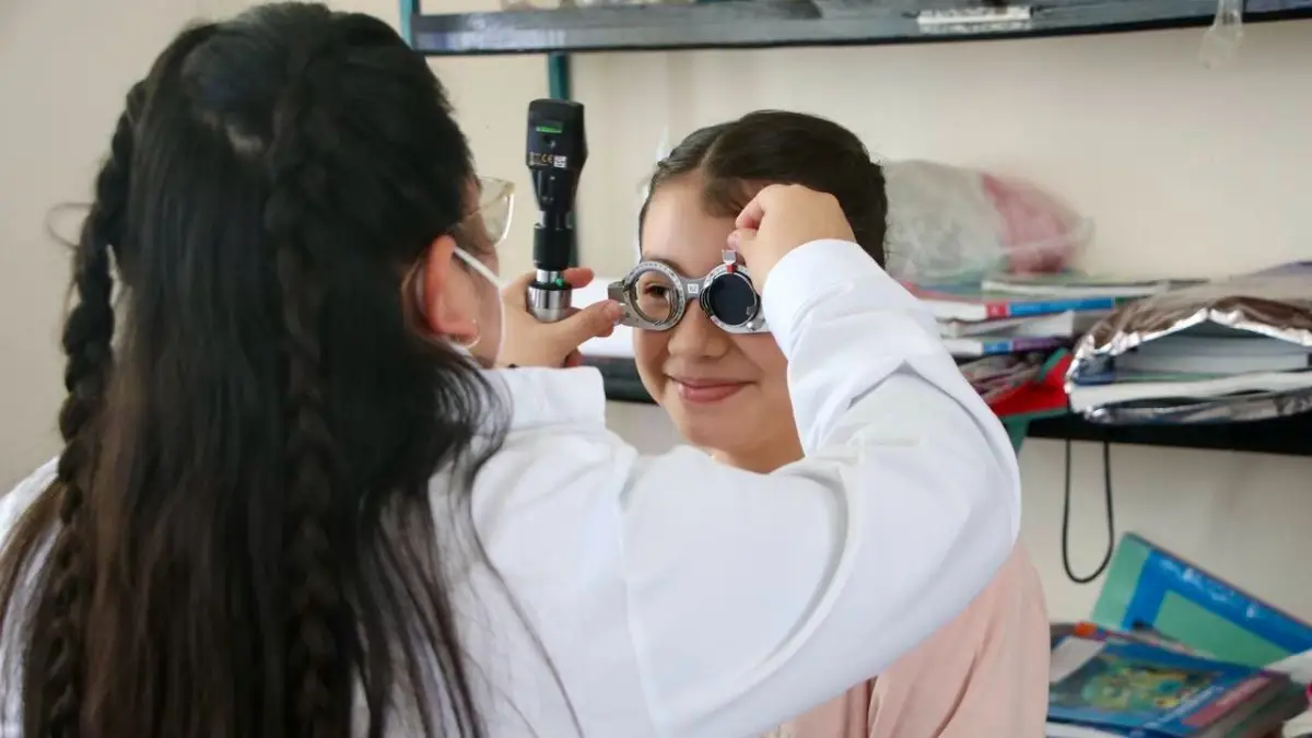 Angélica Alvarado encabeza arranque de Jornada de Salud Visual en Huejotzingo