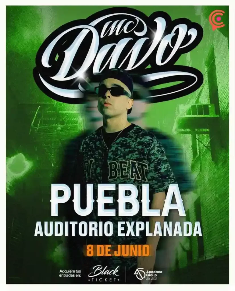 El rapero mexicano MC Davo llegará al Auditorio Explanada Puebla