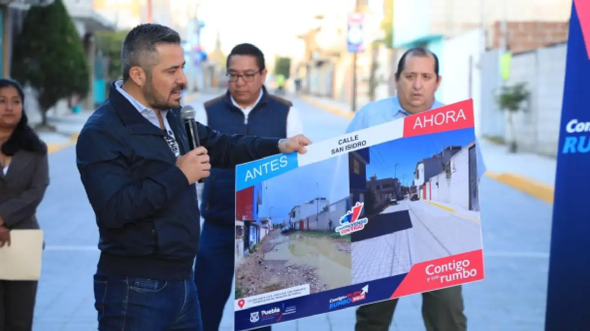 ’Construyendo Contigo’ entrega tres nuevas calles en San Francisco Totimehuacan