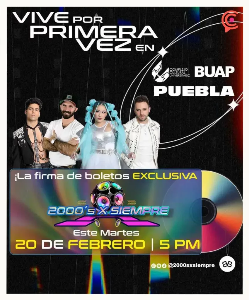 Asiste a la firma de autógrafos con artistas del 2000´X Siempre en Puebla