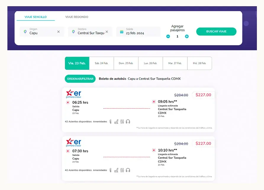 Aprovecha el 20% de descuento en compras anticipadas y viaja con Estrella Roja