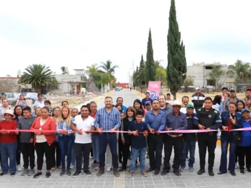 Gobierno municipal de Puebla mejora la infraestructura de San Pedro Zacachimalpa