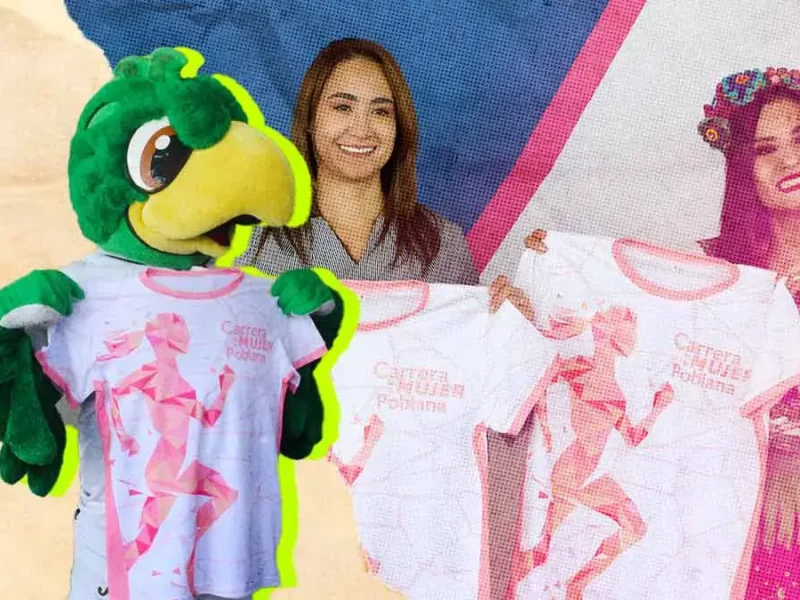 Presentan la playera conmemorativa de la Carrera de la Mujer Poblana 2024; será en marzo