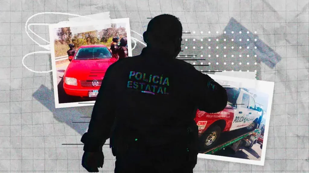Policías estatales detenidos en Periférico Ecológico por robo de carga, están implicados en asesinatos de choferes
