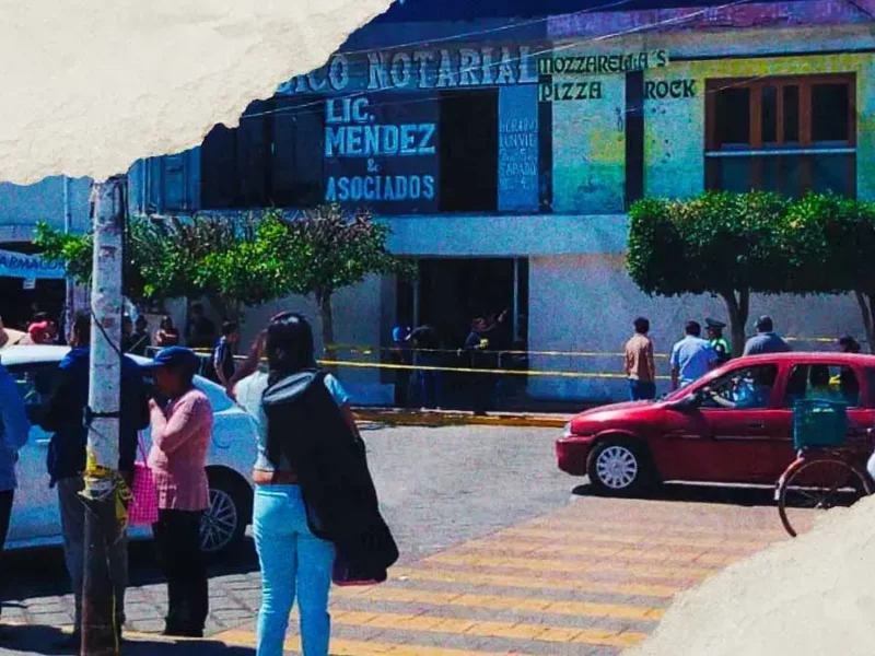 Matan a escolta durante asalto a cuentahabiente en un BBVA de Huejotzingo