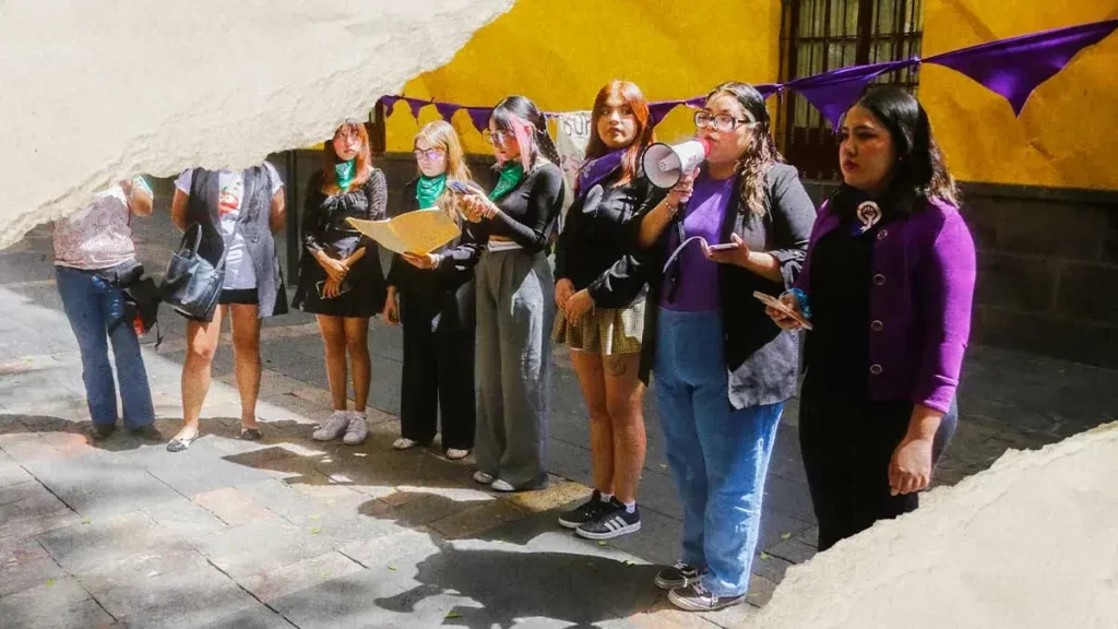 Colectivas feministas de Puebla alistan marchas rumbo al 8M