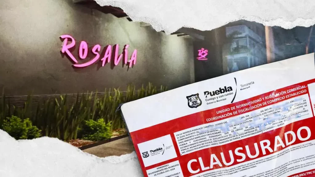 Clausuran el bar Rosalía de la Avenida Juárez en Puebla
