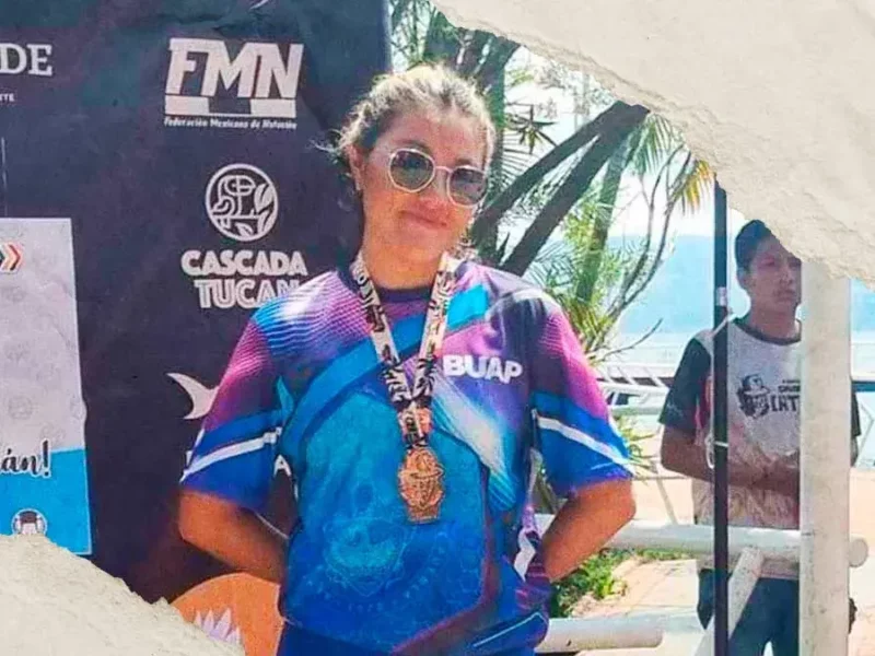 Ana Sofía Salmoran, estudiante BUAP, clasifica al Campeonato Nacional de Aguas Abiertas