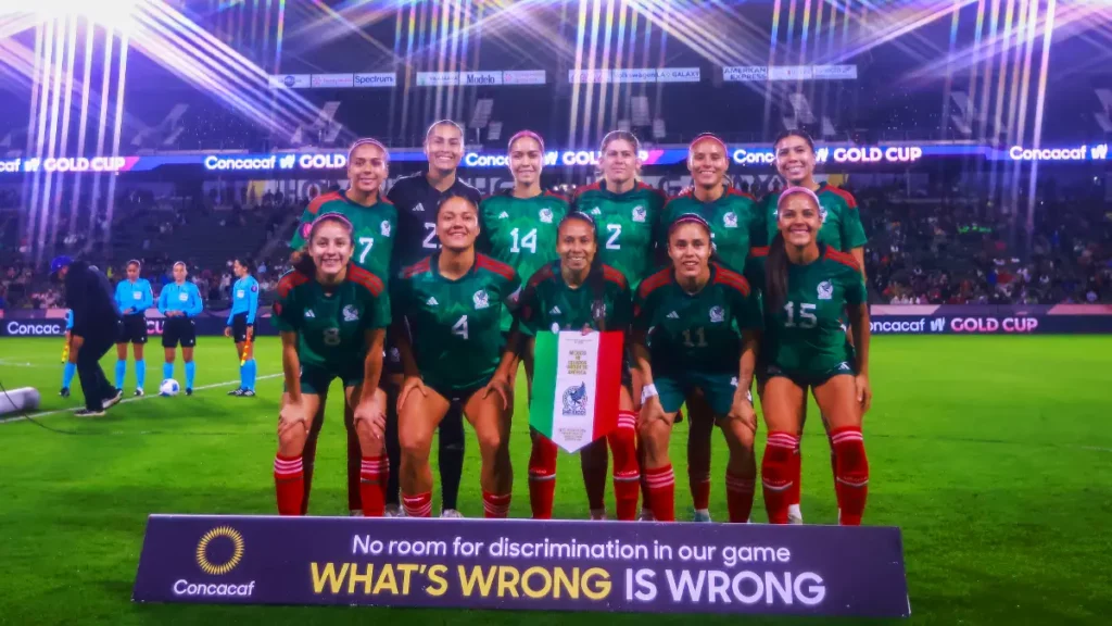 Selección Mexicana vence a Estados Unidos y avanza como líder en la Copa Oro W 