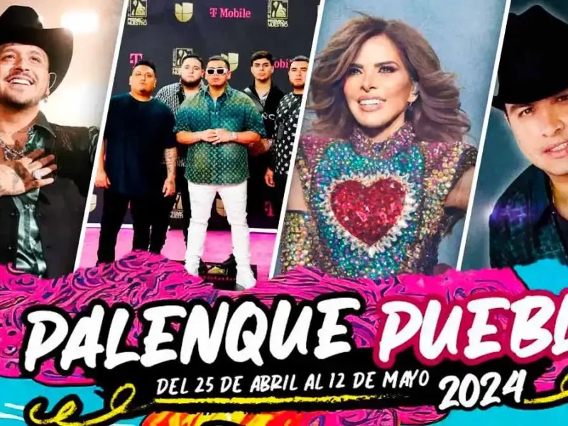 Fuerza Regida y más artistas en el Palenque de la Feria de Puebla 2024
