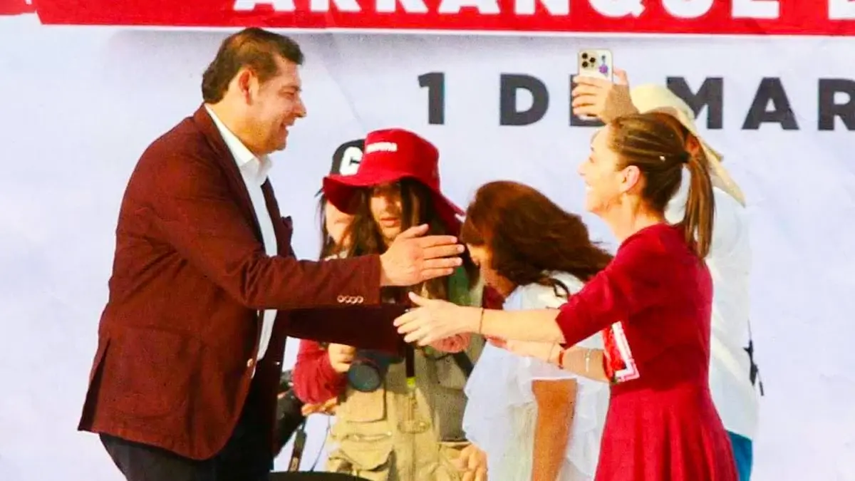 Claudia Sheinbaum arranca campaña con 100 propuestas de gobierno; Alejandro Armenta la acompañó