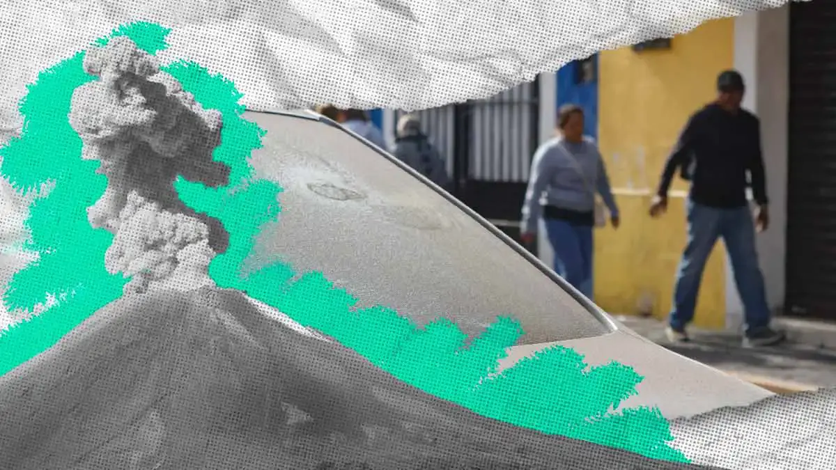 Lluvia de ceniza sorprendió a poblanos durante la madrugada del 2 de marzo