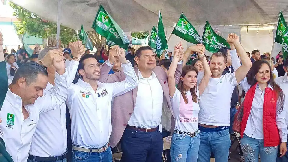 Toño López arrancó su campaña acompañado de Alejandro Armenta y Pepe Chedraui