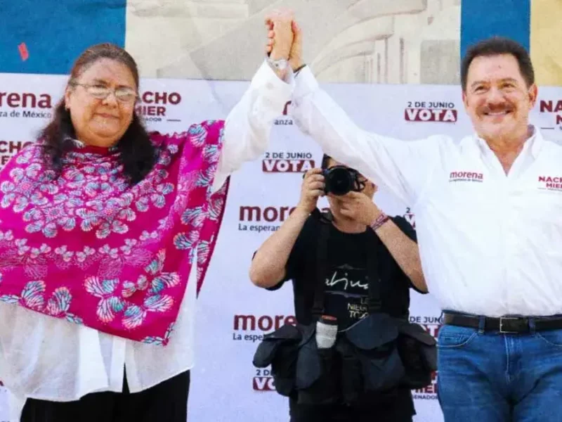 “Charito” acompaña a Nacho Mier en su arranque de campaña, pese ataques de Miguel Barbosa 