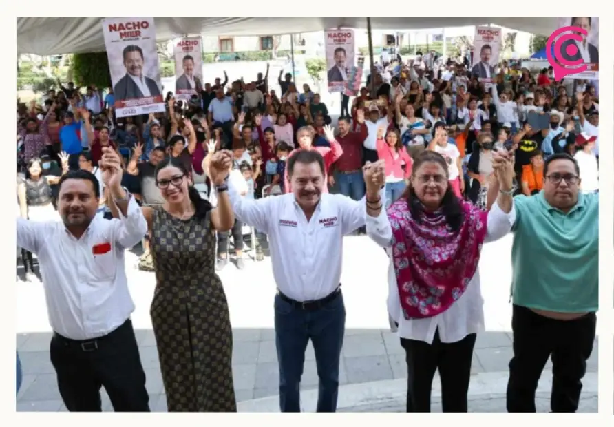 “Charito” acompaña a Nacho Mier en su arranque de campaña, pese ataques de Miguel Barbosa 
