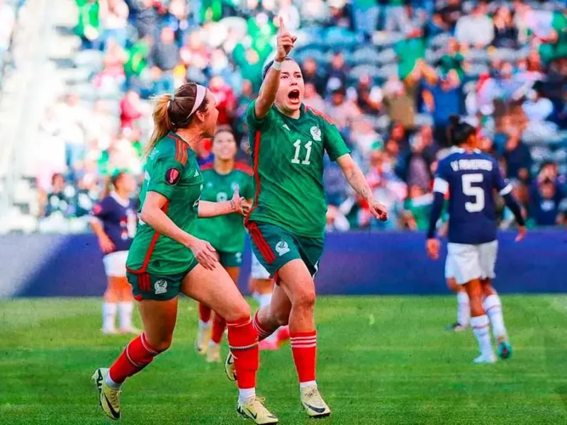 Selección Mexicana derrota a Paraguay, avanzan a semifinales de la Copa Oro W