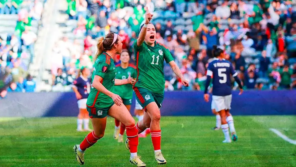 Selección Mexicana derrota a Paraguay, avanzan a semifinales de la Copa Oro W