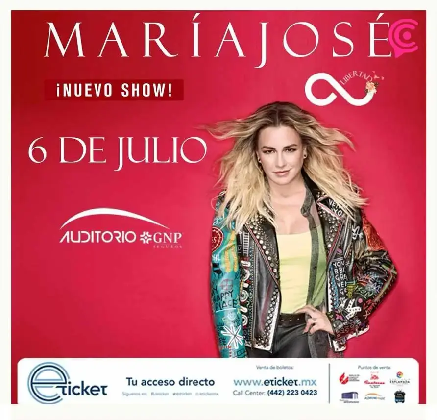 María José presenta en Puebla nuevo show como parte de su gira Libertad