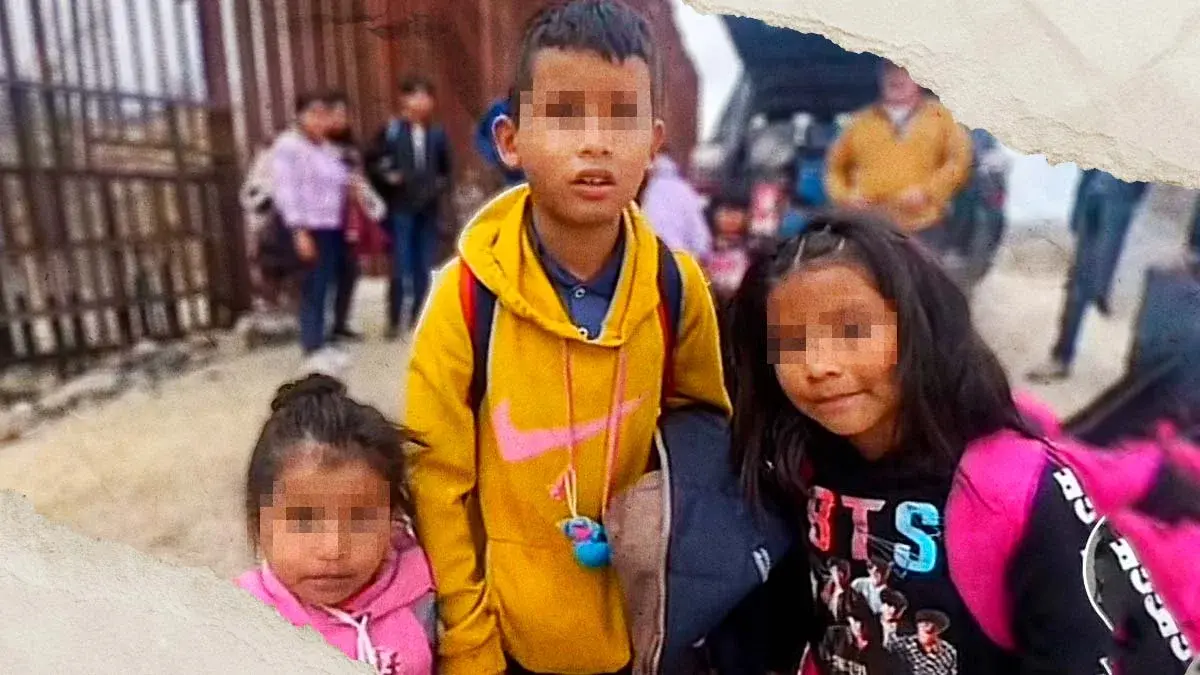 Tres niños de Atlixco, Puebla cruzaron solos la frontera de Estados Unidos