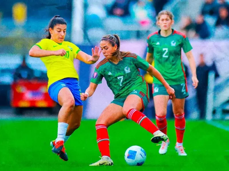 Brasil golea a la Selección Mexicana en las semifinales de la Copa Oro W 2024