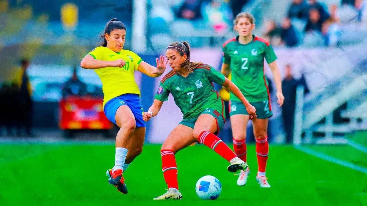 Brasil golea a la Selección Mexicana en las semifinales de la Copa Oro W 2024