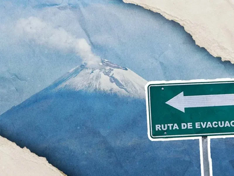 Gobierno de Puebla supervisa rutas de evacuación del Popocatépetl ante intensa actividad