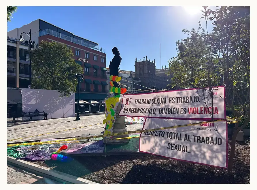 Marcha del 8M 2024 en Puebla: blindan el zócalo de la Capital