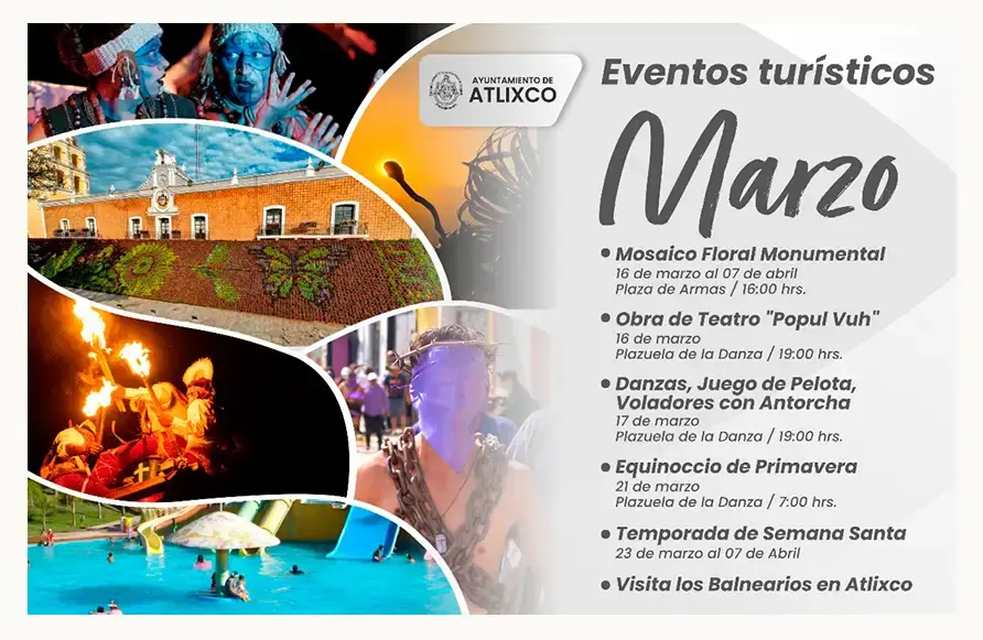 Flores, arte y cultura para recibir la primavera en Atlixco