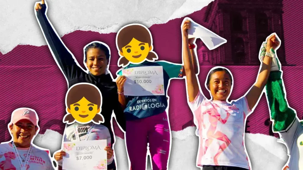 Mariel Salazar Tapia, ganadora de la Carrera de la Mujer Poblana 2024
