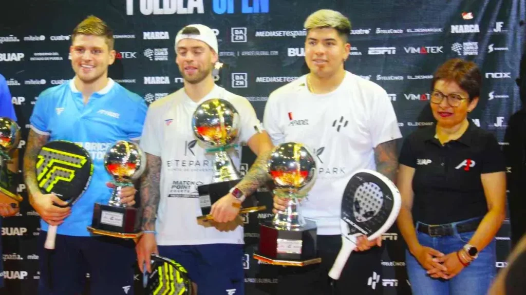 "Tolito" Aguirre y Gonzalo Alfonso; nuevos campeones del Simsa Puebla Open 2024