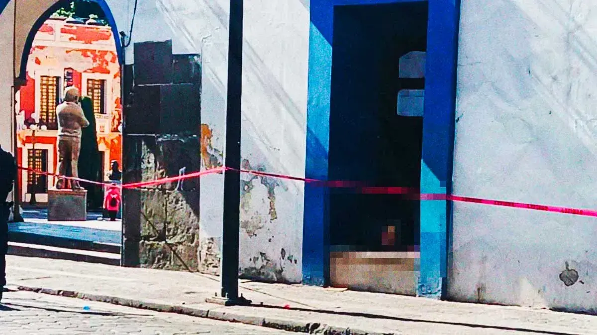Indigente murió en el Centro Histórico de Puebla