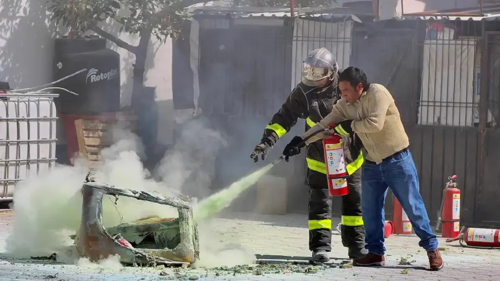 Emite Protección Civil de San Andrés Cholula recomendaciones para el uso y manejo de extintores